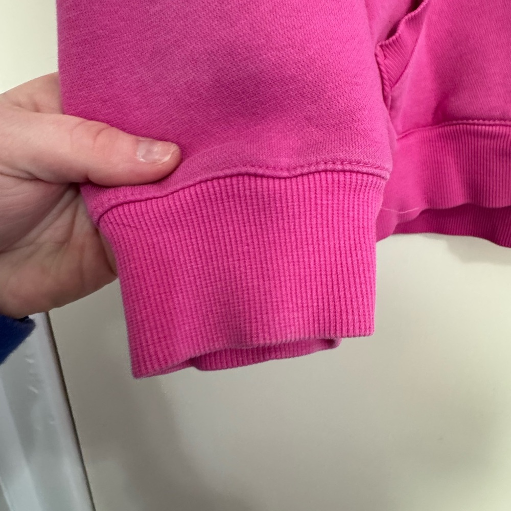 Adidas Women's Pink Zip-Up Hoodie - Picture 6 of 8